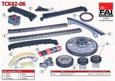 FAI AUTOPARTS tck4206 -  Комплект цели привода распредвала